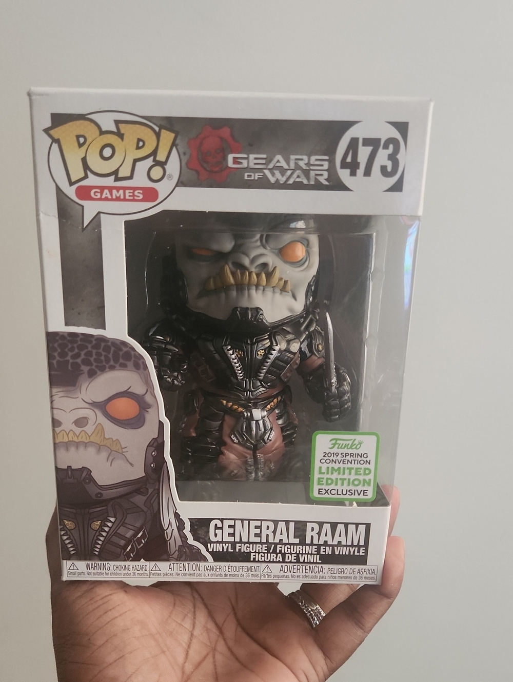 Funko Pop Gears of War #473 General RAAM Limited Edition 2019 Spring Convention